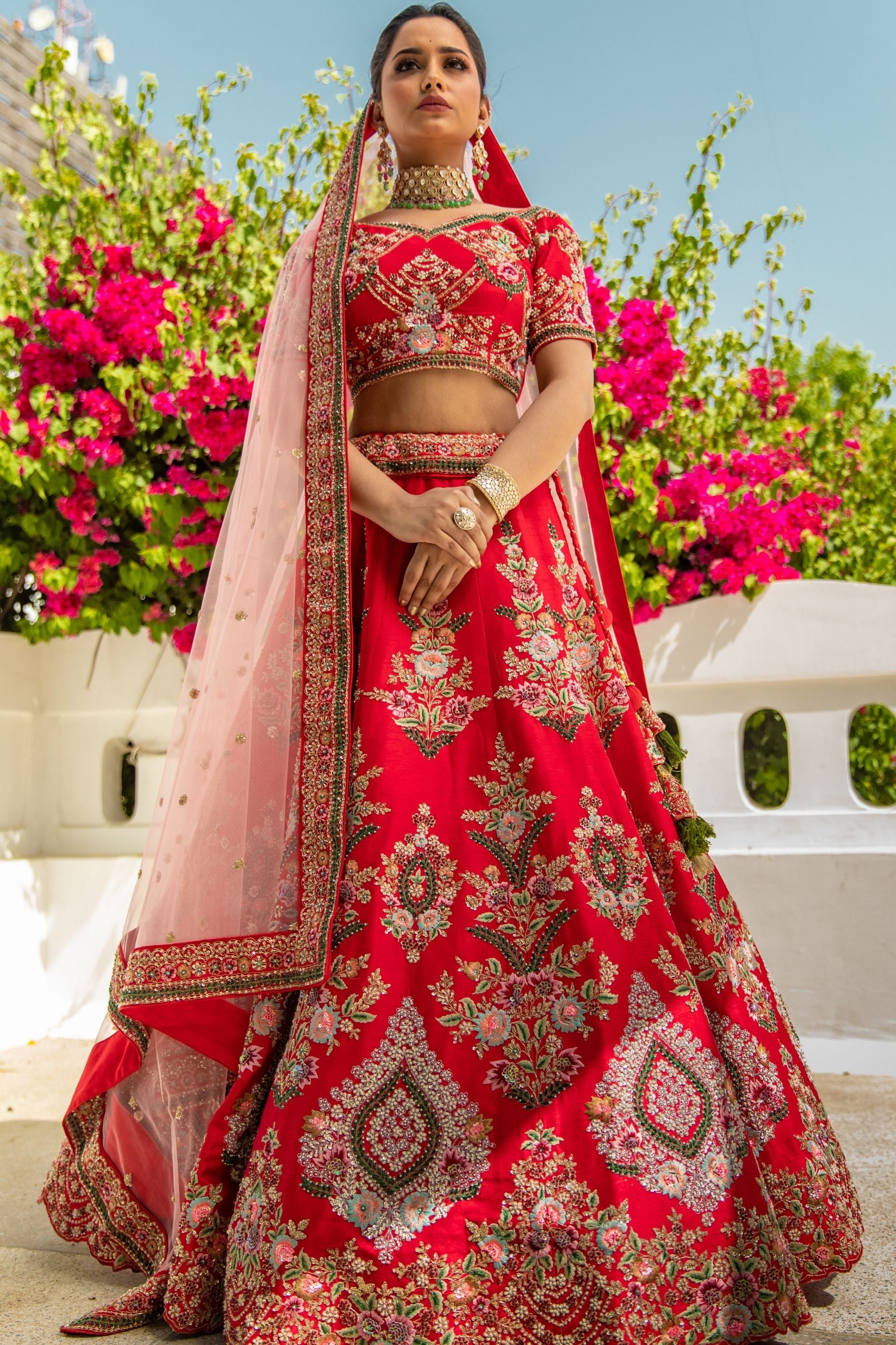 Royal Red Lehenga