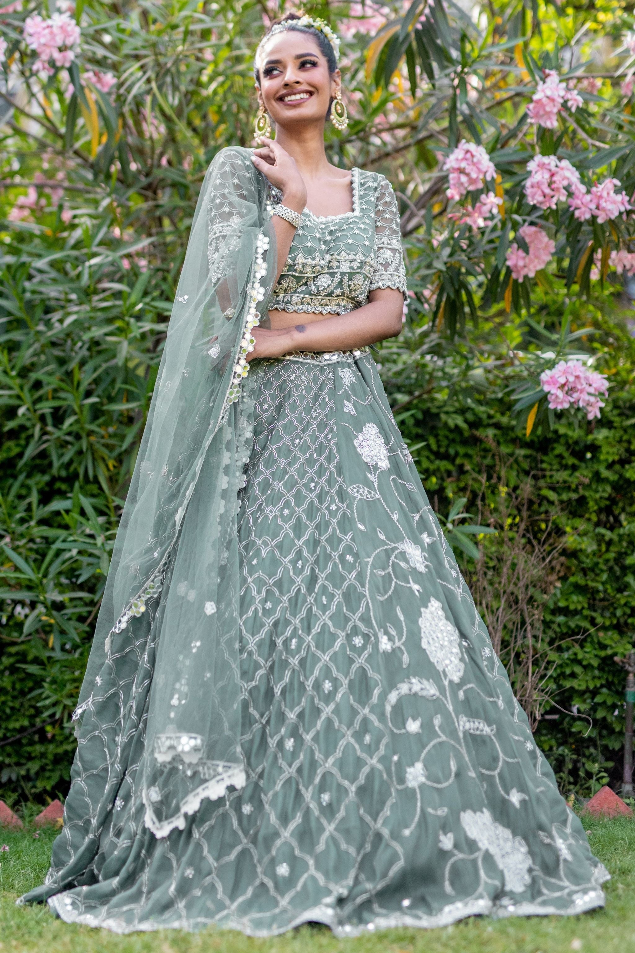Mint Green Lehenga