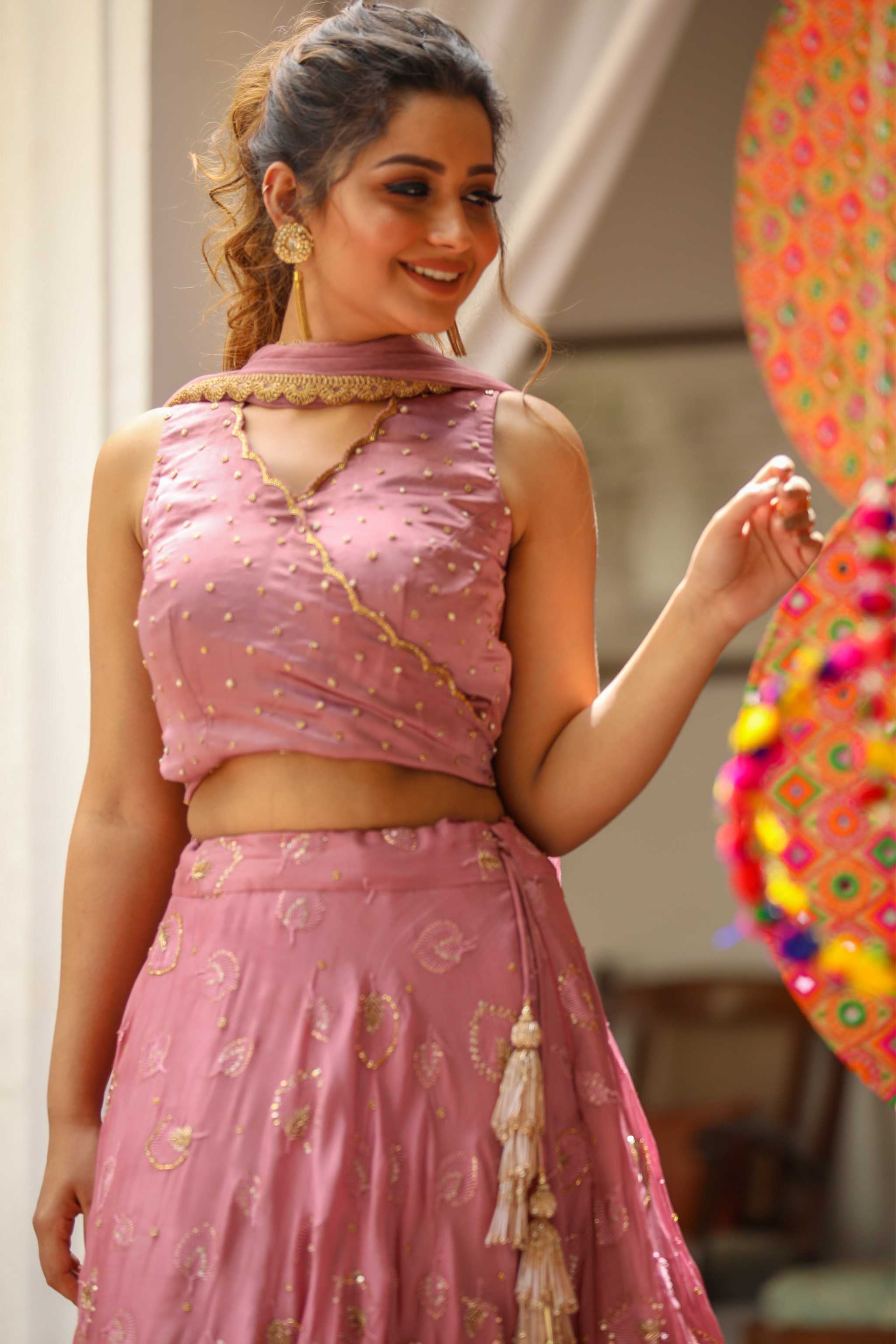 Mauve Lehenga