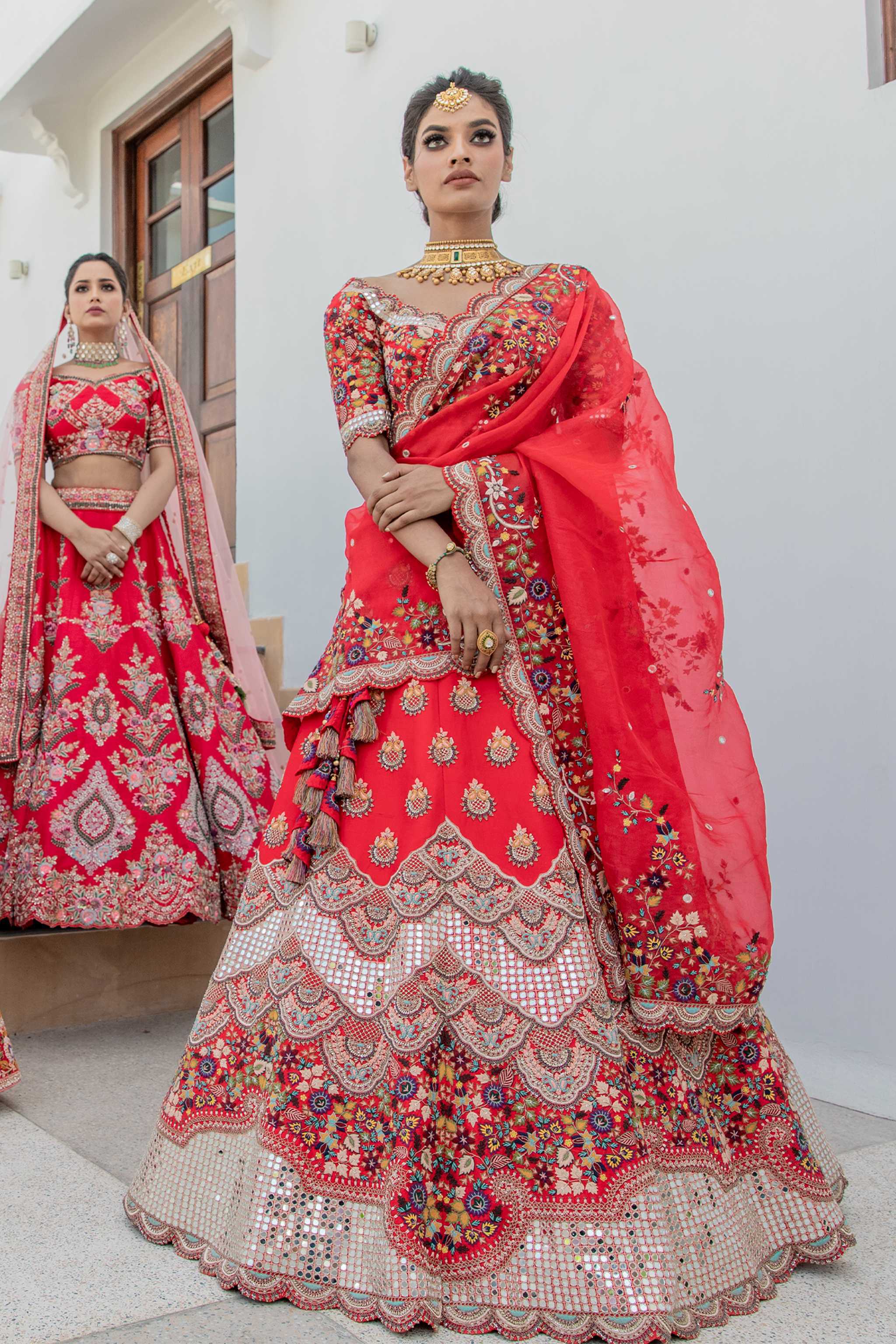 Mirror Work Lehenga